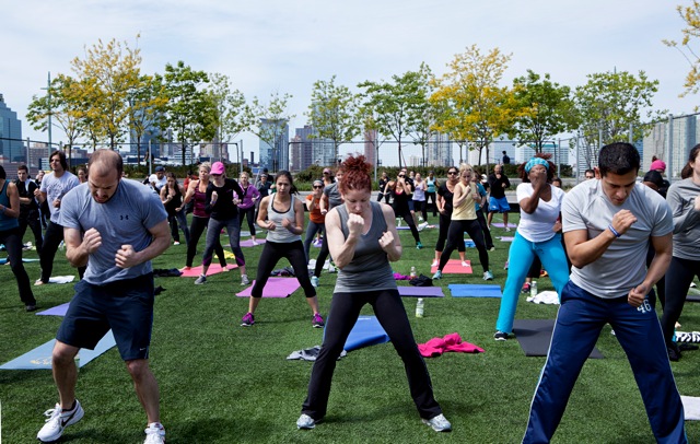 Outdoor Strength Training at Brooklyn Bridge Park