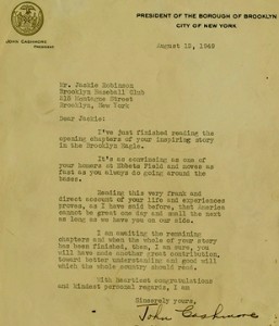 jackie robinson letter